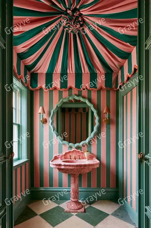 Circus Stripe Interiors