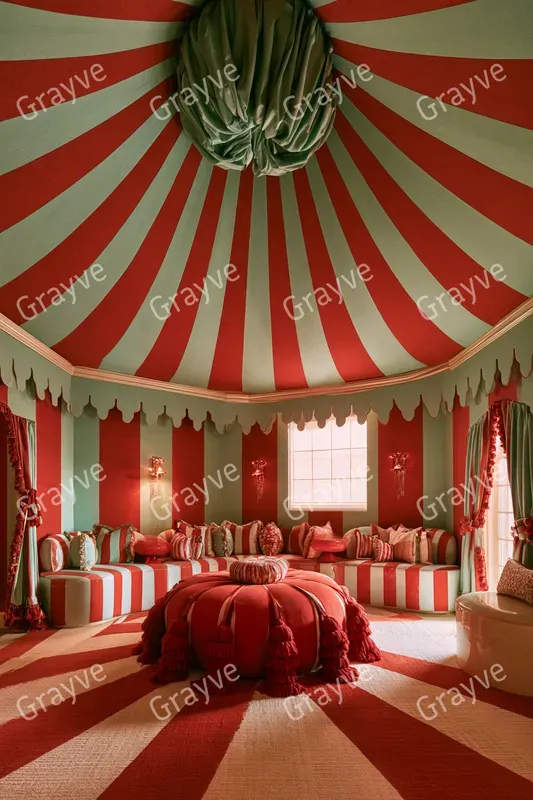 Circus Stripe Interiors
