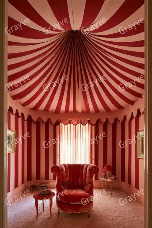 Circus Stripe Interiors