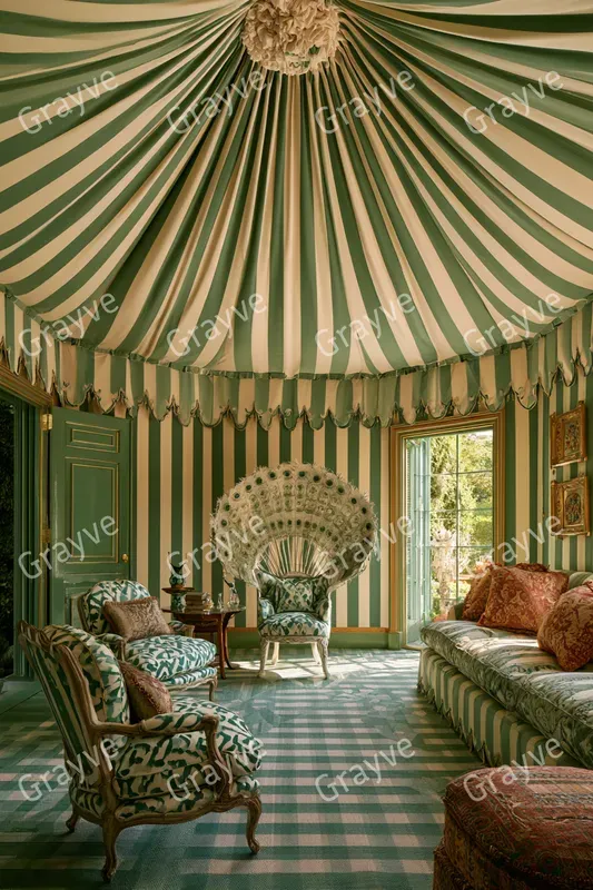 Circus Stripe Interiors