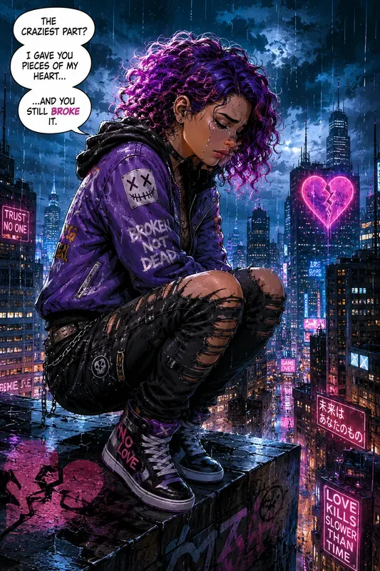Vibrant And Glossy Comic Characters