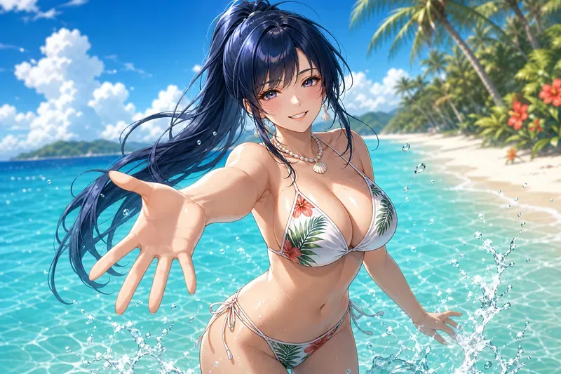 Anime Tropical Beach Glamours