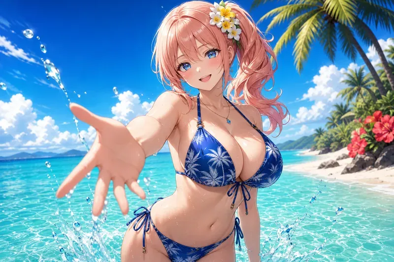 Anime Tropical Beach Glamours