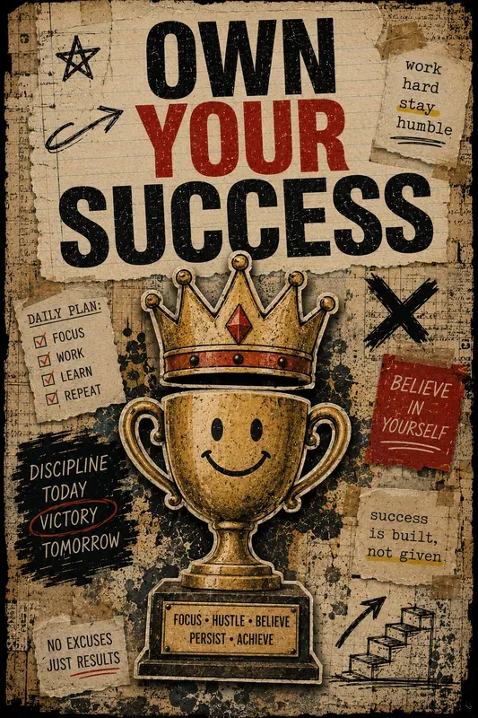 Vintage Collage Motivation Poster Packs