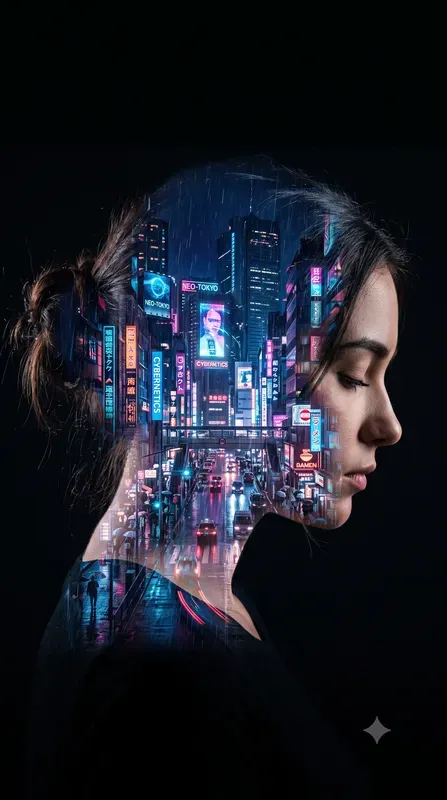 Cinematic Double Exposure Portraits