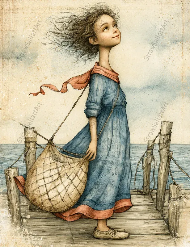 Romantic Fisherfolk Junk Journal Pages