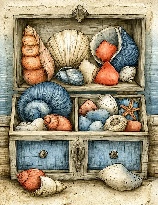 Romantic Fisherfolk Junk Journal Pages
