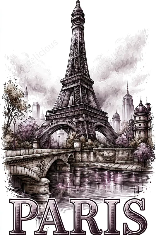 Classic Engraved Travel Posters