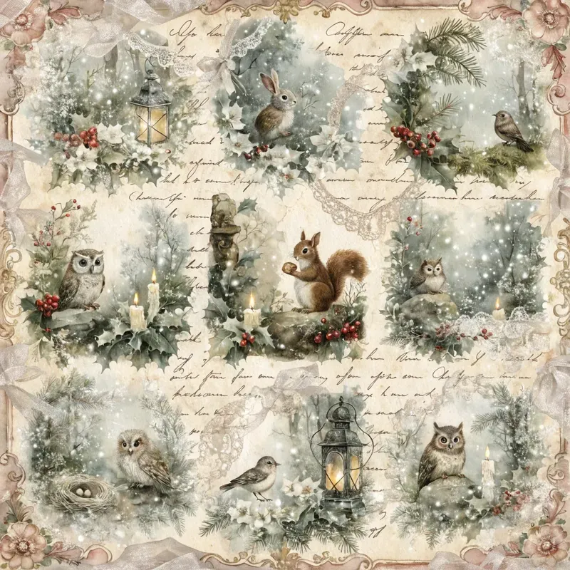 Vintage Whimsical Christmas Storybooks