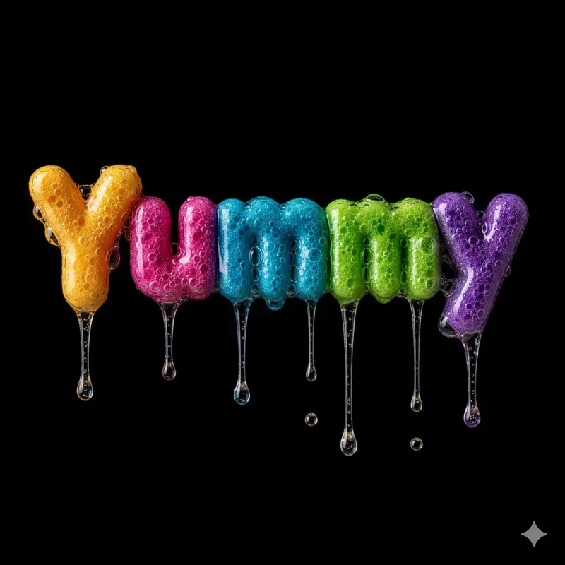 3D Foam Bubble Text Logo Generators