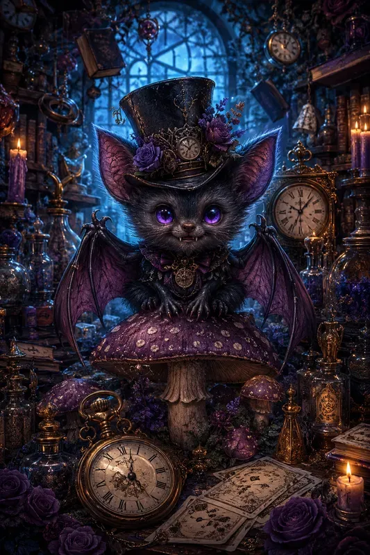 Whimsical Gothic Wonderland Creatures