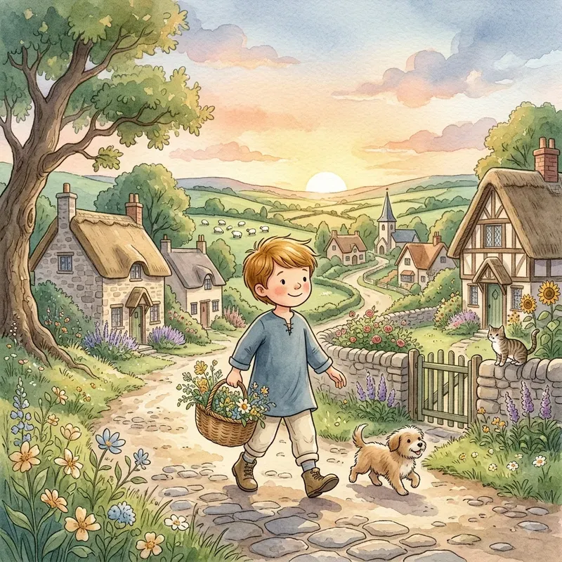 Magical Watercolor Storybook Scenes