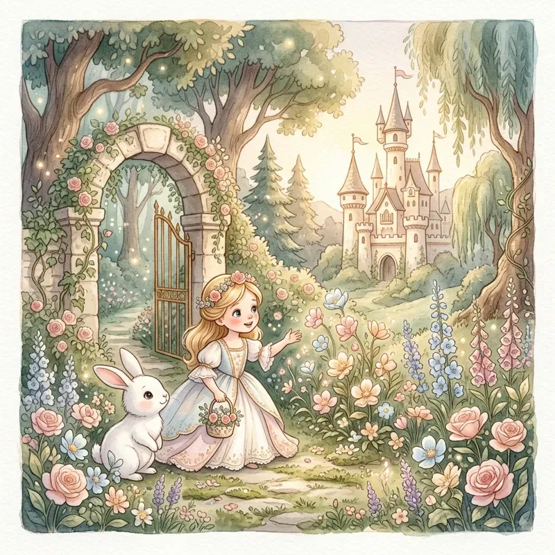 Magical Watercolor Storybook Scenes