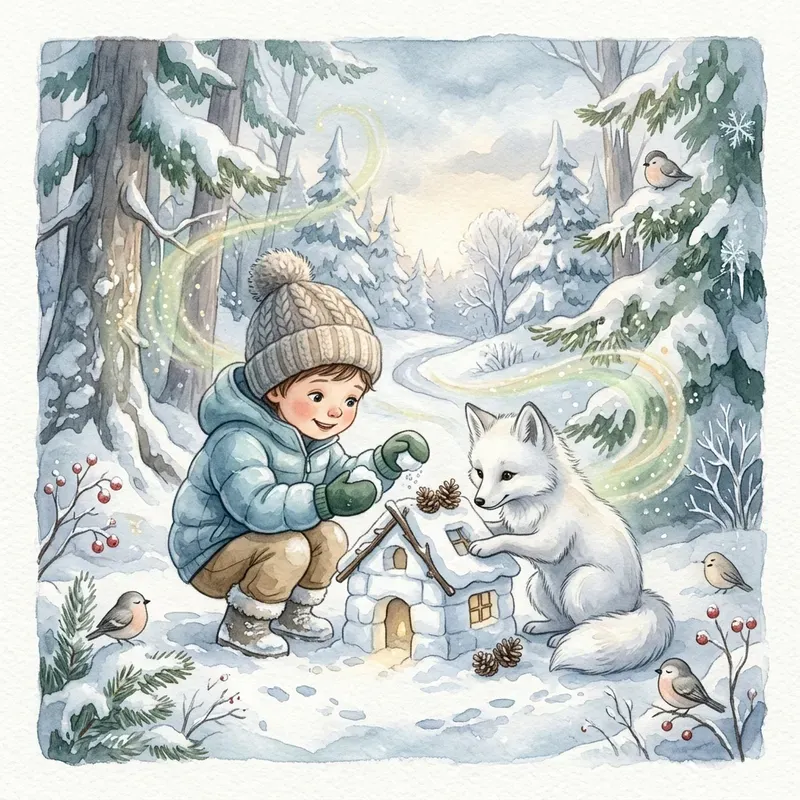Magical Watercolor Storybook Scenes