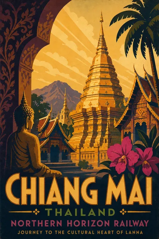 Vintage Travel Poster Generator