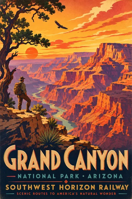 Vintage Travel Poster Generator
