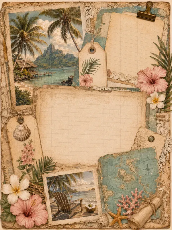 Summer Gratitude Junk Journal Pages