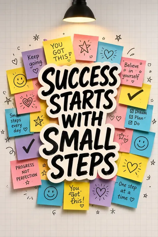 Motivational Sticky Note Posters