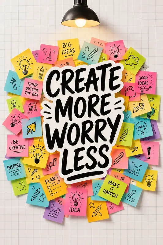 Motivational Sticky Note Posters