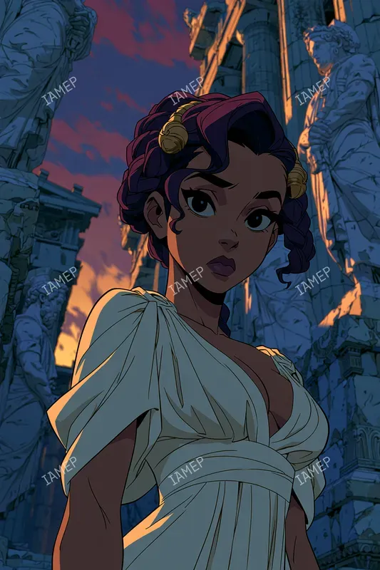 Cinematic Celshaded Adventure Portraits