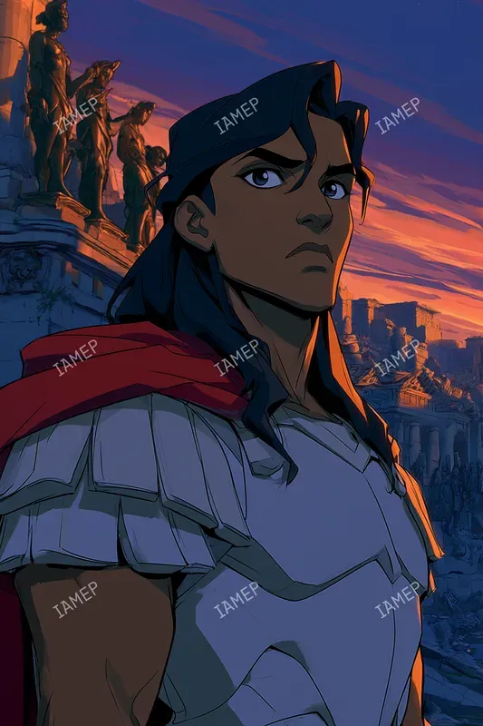 Cinematic Celshaded Adventure Portraits