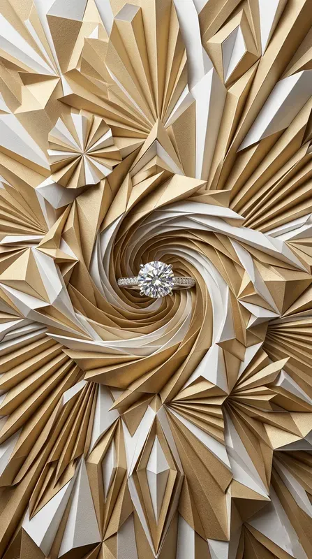 Fractal Origami Vortex Stages