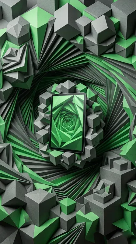 Fractal Origami Vortex Stages