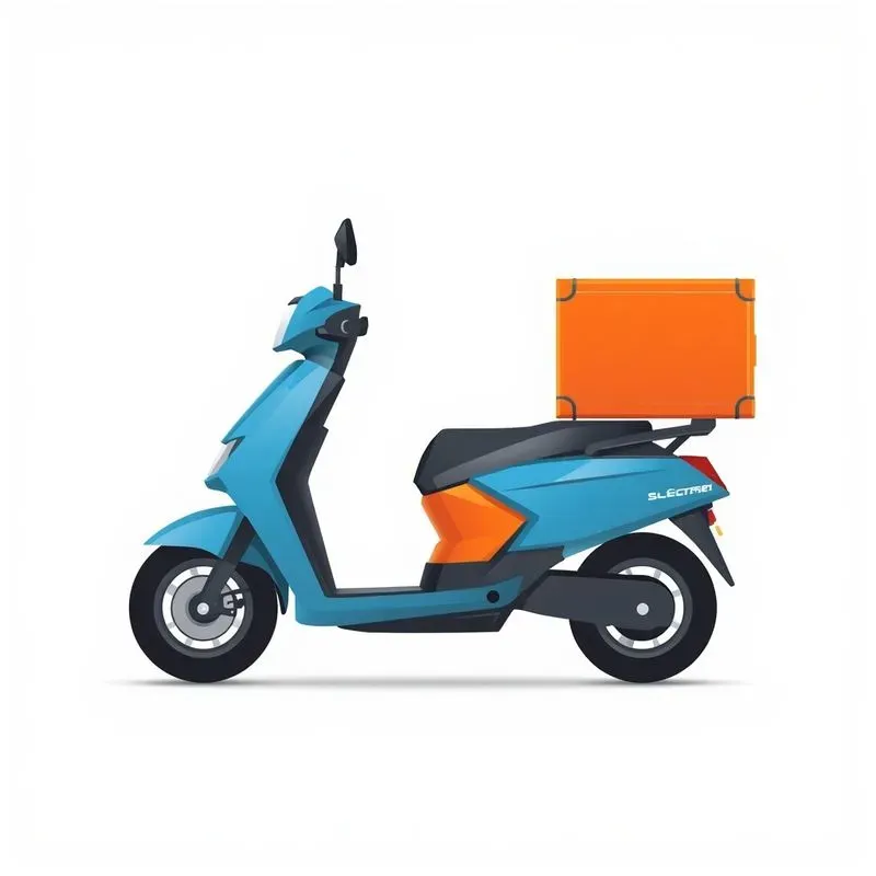 2D Logistics Delivery Flat Vector Art