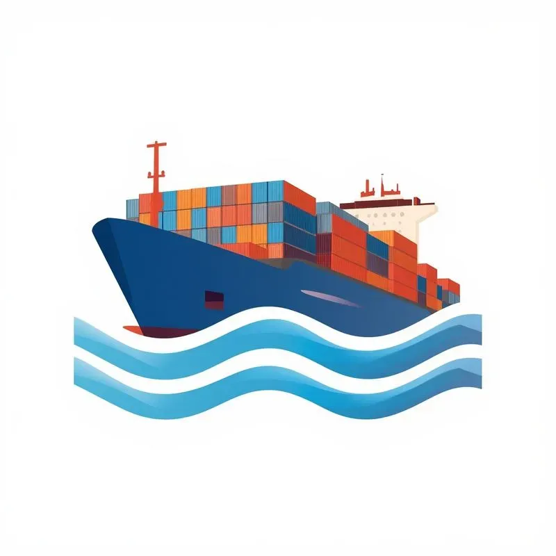 2D Logistics Delivery Flat Vector Art