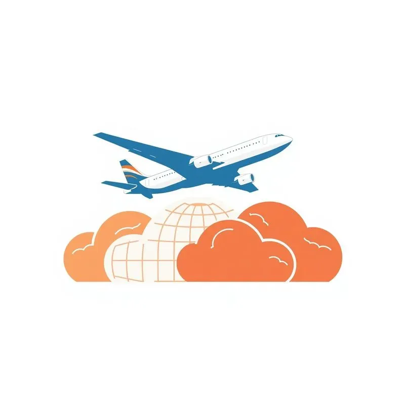 2D Logistics Delivery Flat Vector Art