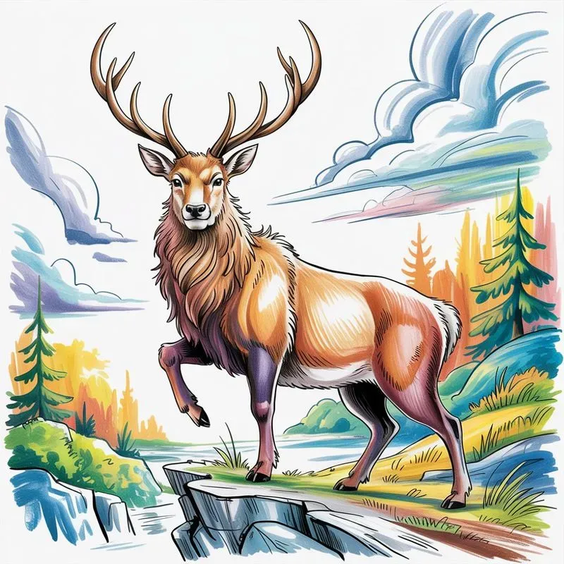 Handdrawn Wildlife Illustrations
