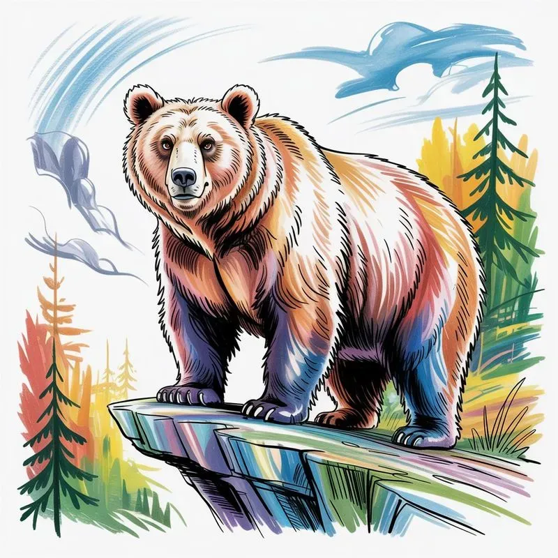 Handdrawn Wildlife Illustrations