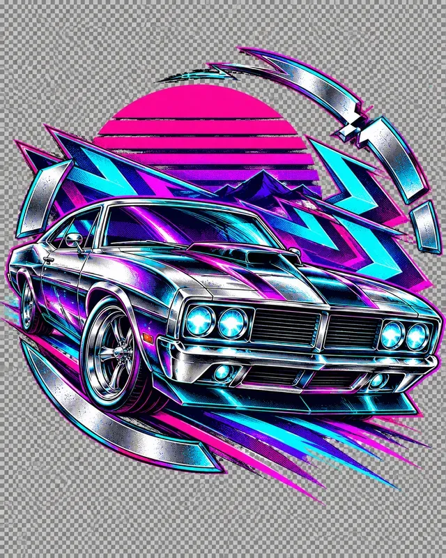 Retro Vintage 80s Tshirt Graphics