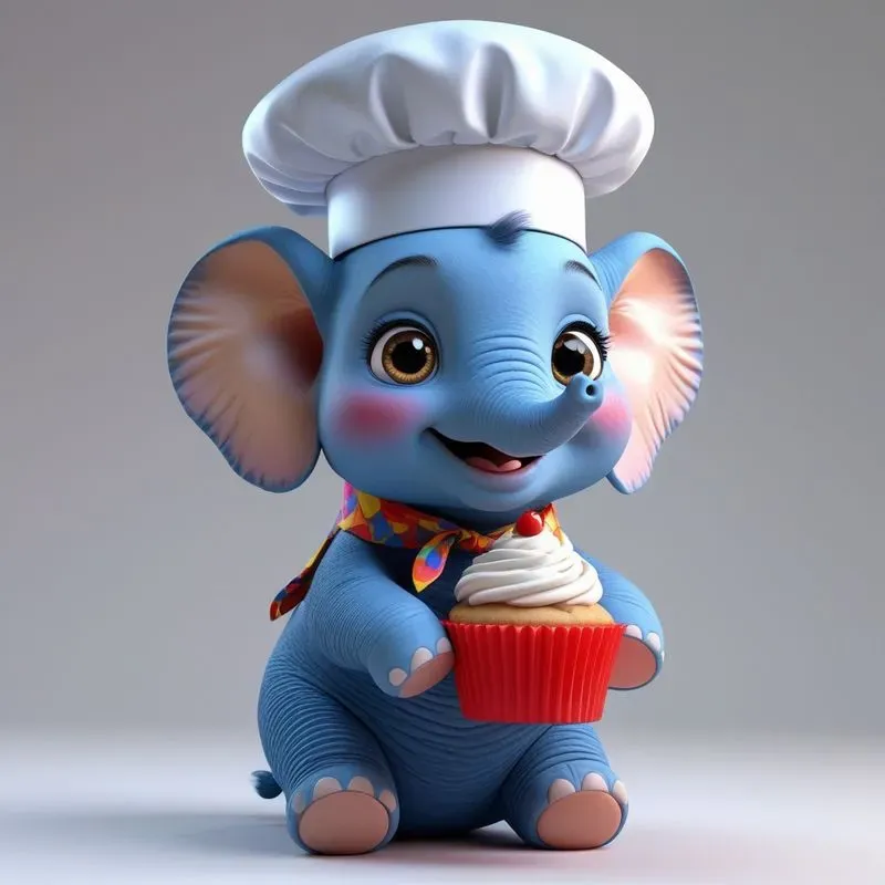 3D Cute Animals Little Masterchefs
