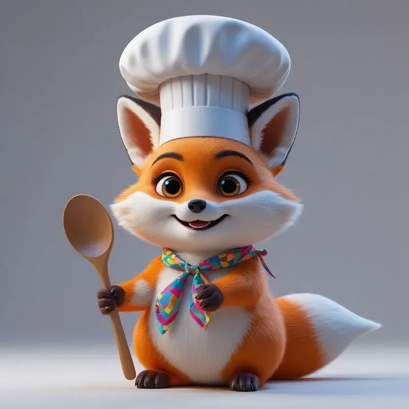 3D Cute Animals Little Masterchefs