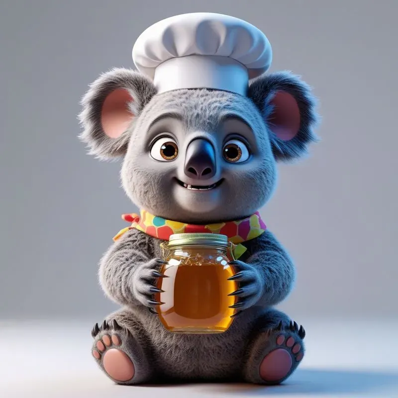 3D Cute Animals Little Masterchefs