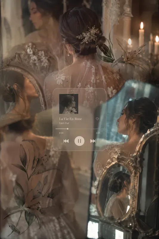 Vintage Music Player Collages