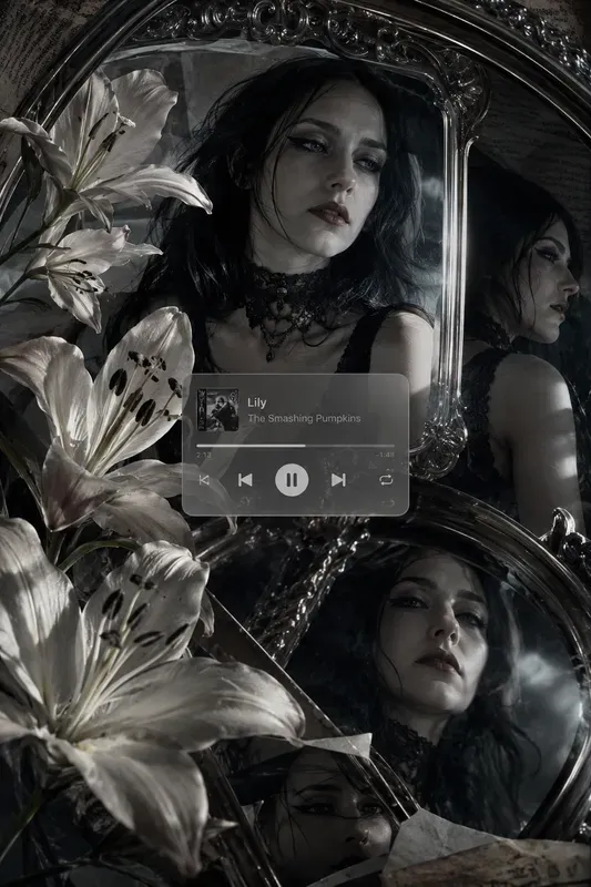 Vintage Music Player Collages