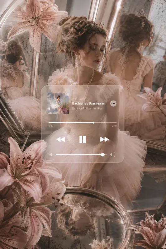 Vintage Music Player Collages