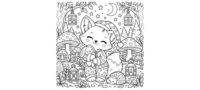 Kawaii Coloring Book Pages For Any Theme