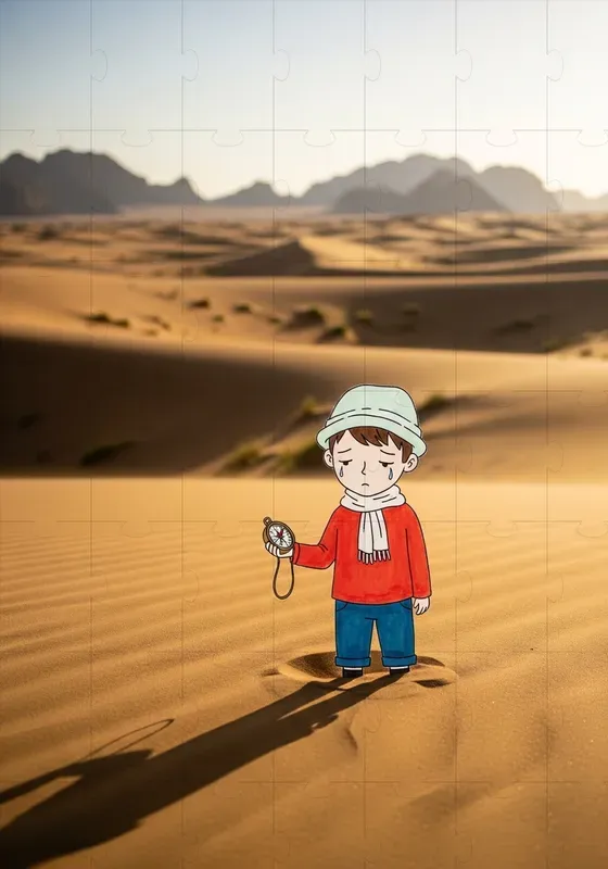 Illustrated Child Cinematic Scenes