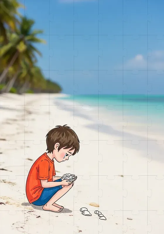 Illustrated Child Cinematic Scenes