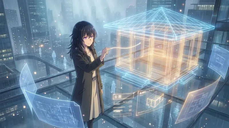 Anime Spatial Design Key Visuals