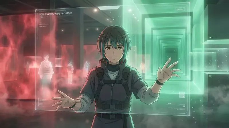 Anime Spatial Design Key Visuals