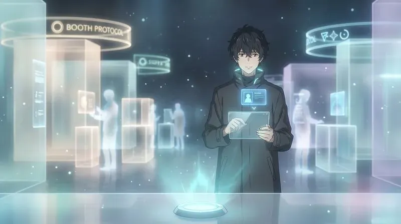 Anime Spatial Design Key Visuals