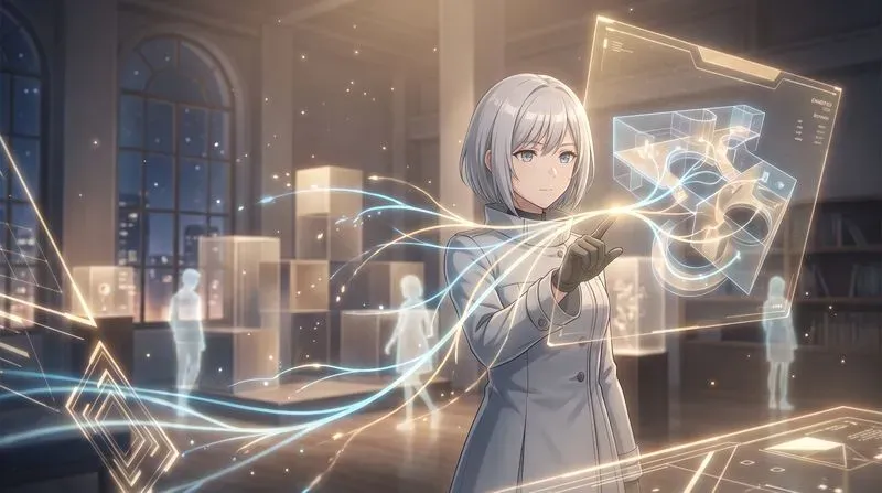 Anime Spatial Design Key Visuals