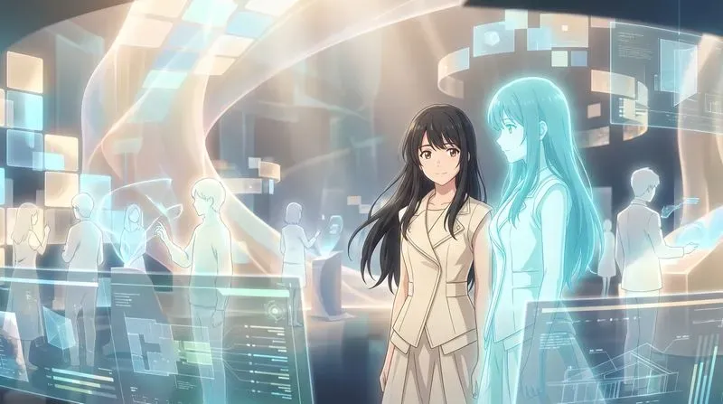 Anime Spatial Design Key Visuals
