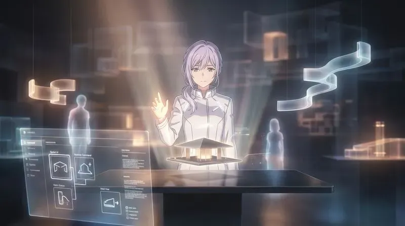Anime Spatial Design Key Visuals