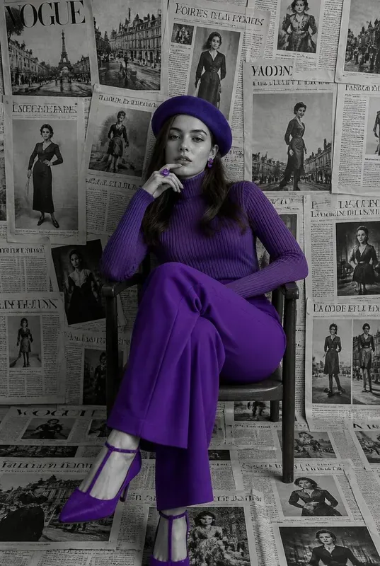 Selective Color Editorial Portraits