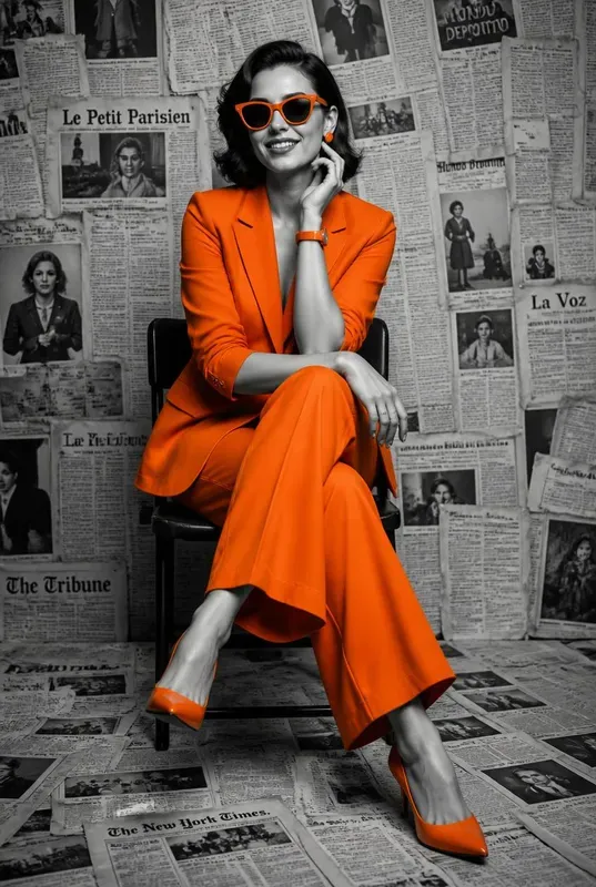 Selective Color Editorial Portraits
